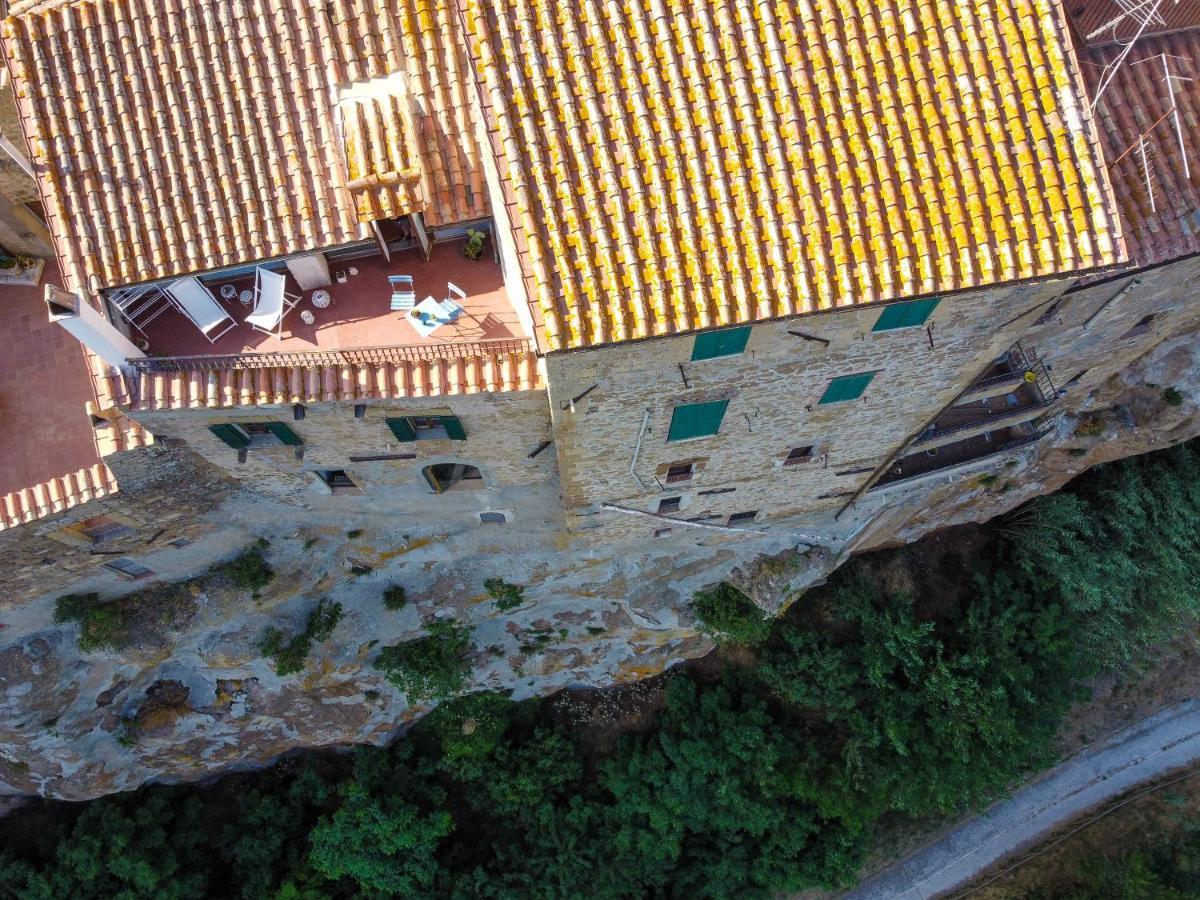 Le Antiche Viste Lejlighed Pitigliano Eksteriør billede