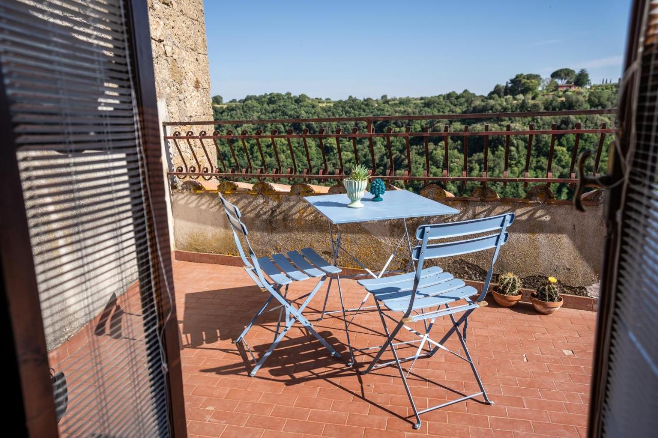 Le Antiche Viste Lejlighed Pitigliano Eksteriør billede